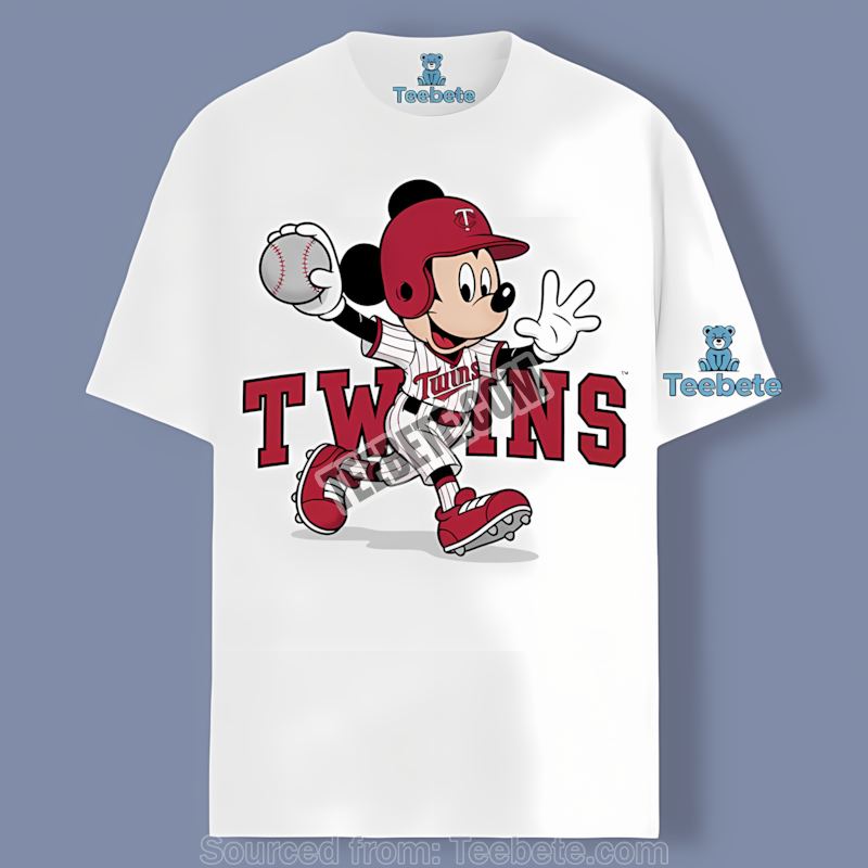 Minnesota Twins Mickey Quarterback Baseball Shirt For Adults