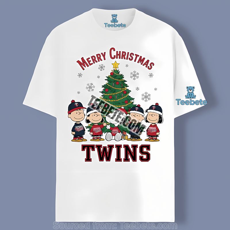 Minnesota Twins Peanuts Christmas Color Shirt