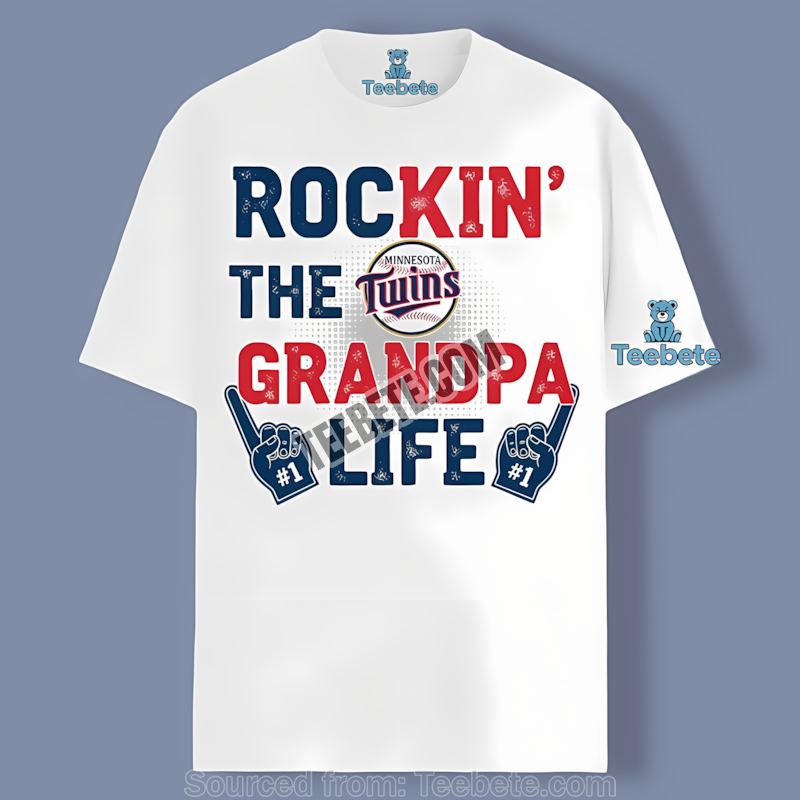 Minnesota Twins Rockin The Grandpa Life Graphic Shirt