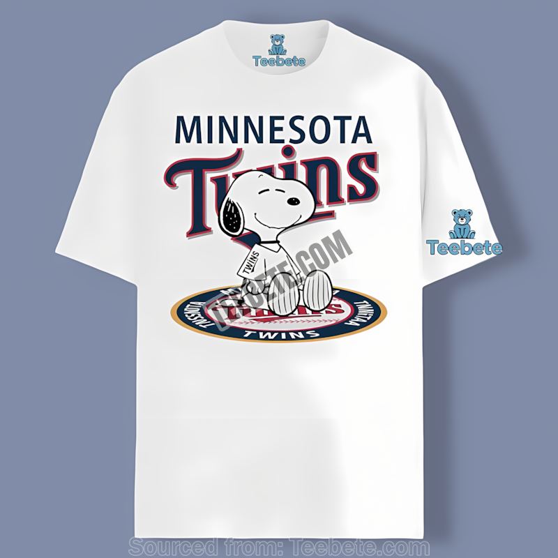 Minnesota Twins Snoopy Tattoo Logo On Arm Classic Shirt