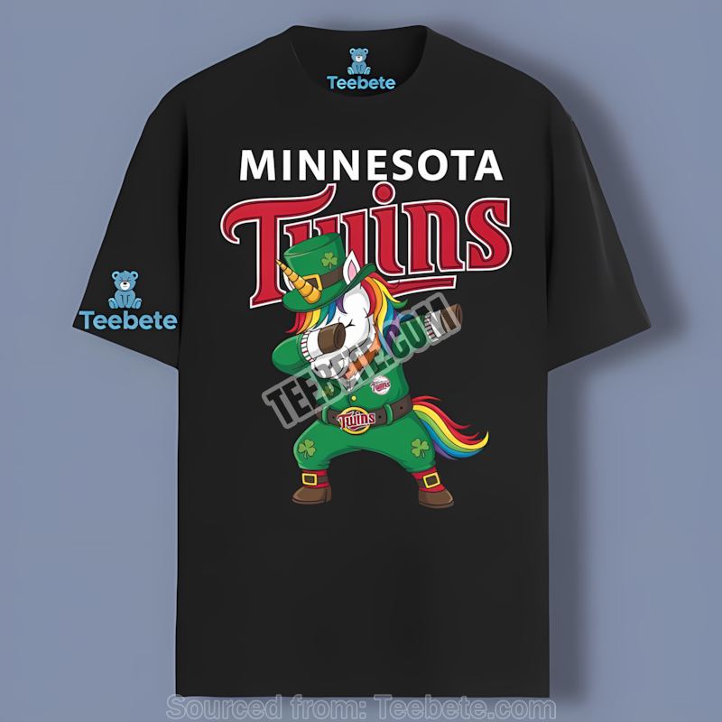 Minnesota Twins St Patricks Day Vs Dabbing Unicorn Shirt