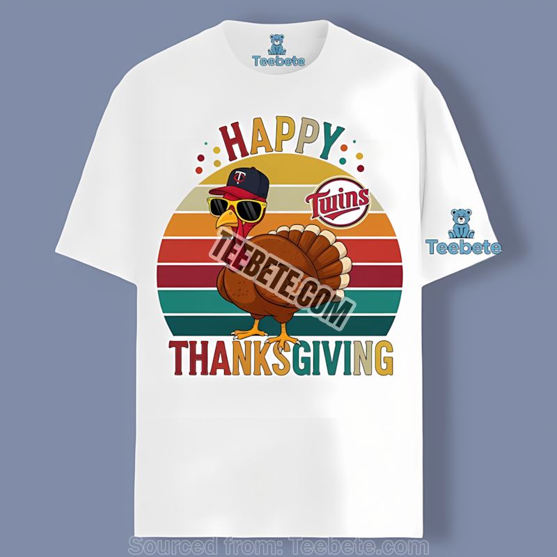 Minnesota Twins Thanksgiving Turkey Regular Shirt