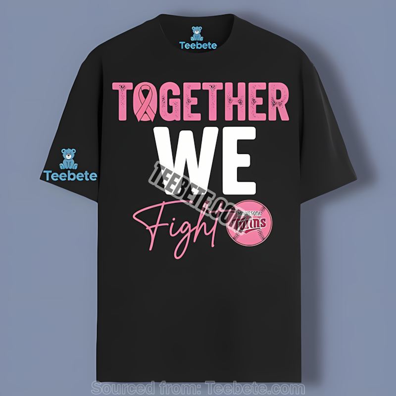 Minnesota Twins Together Fight Breast Cancer Awareness Shirt