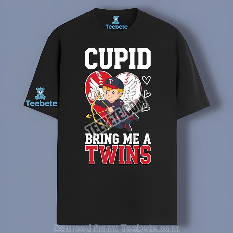 Minnesota Twins Valentines Cupid Bring Me A Twins Color Shirt