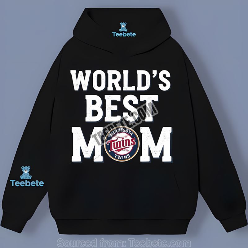Minnesota Twins Worlds Best Mom Graphic Hoodie Minnesota Twins Worlds Best Mom Graphic Hoodie
