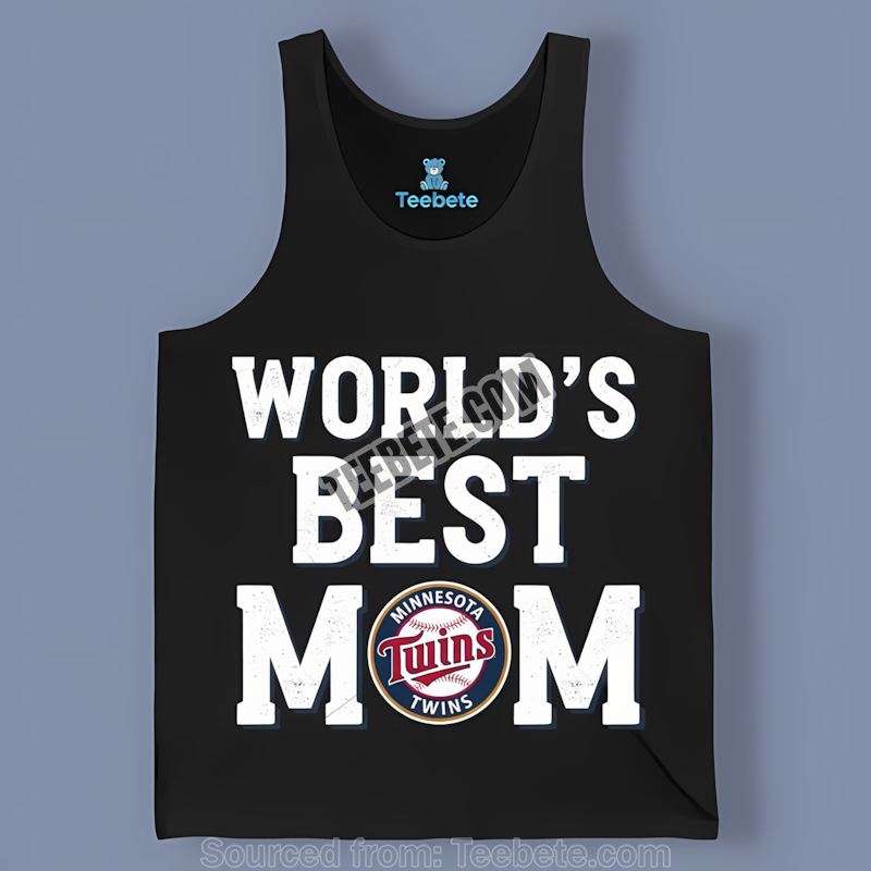 Minnesota Twins Worlds Best Mom Graphic Tanktop Minnesota Twins Worlds Best Mom Graphic Tanktop
