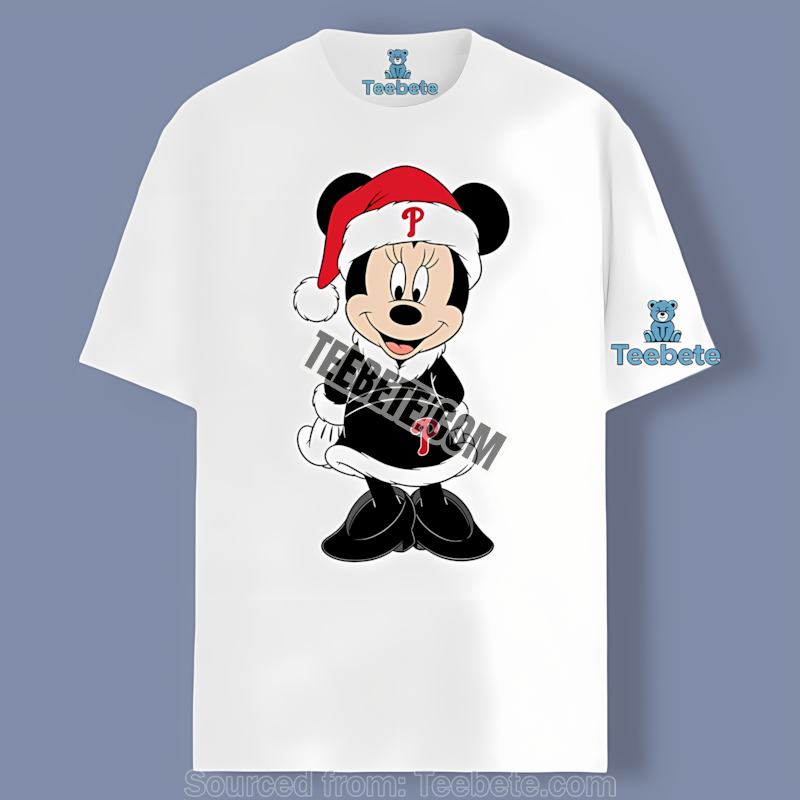 Minnie Mouse Christmas Philadelphia Phillies Unisex Shirt