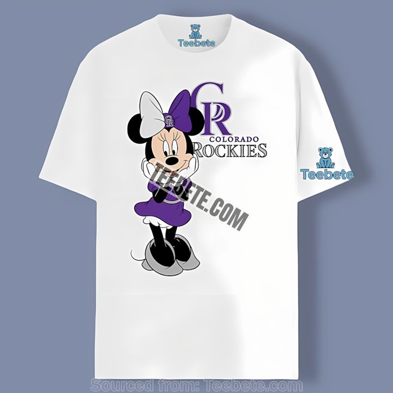 Minnie Mouse Colorado Rockies Cute Shirt