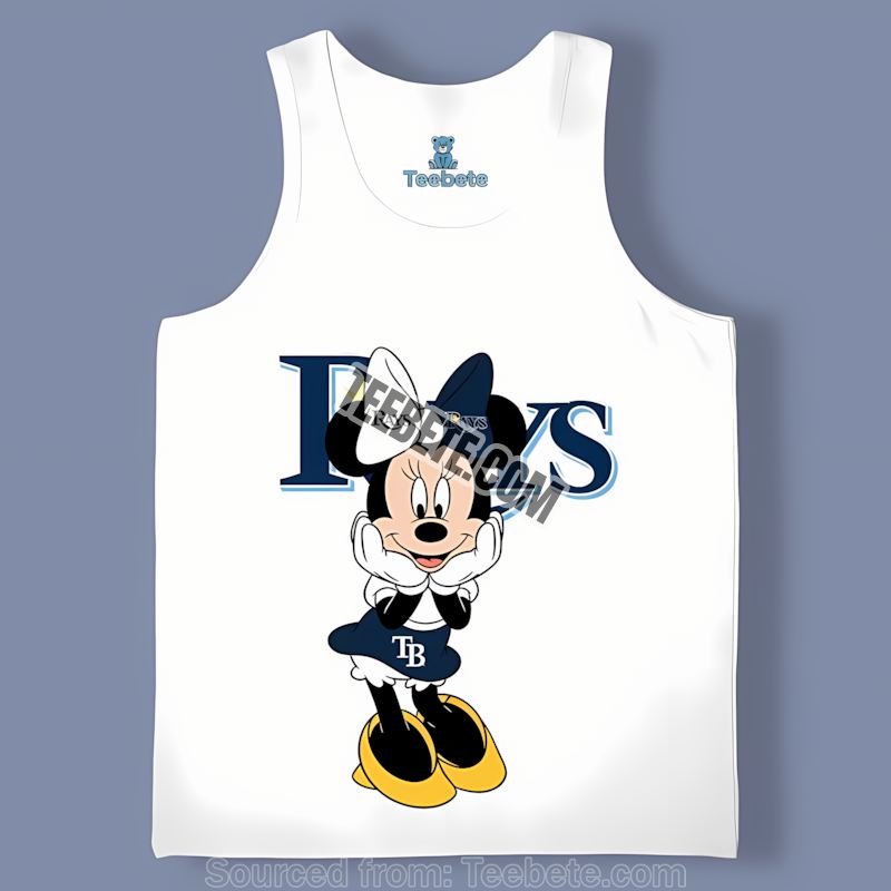 Minnie Mouse Dressed Cute For Tampa Bay Rays Classic Tanktop Minnie Mouse Dressed Cute For Tampa Bay Rays Classic Tanktop