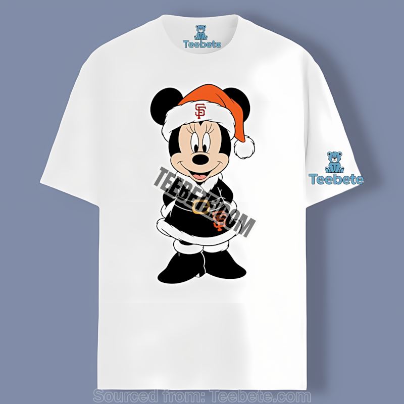 Minnie Mouse San Francisco Giants Christmas Regular Shirt