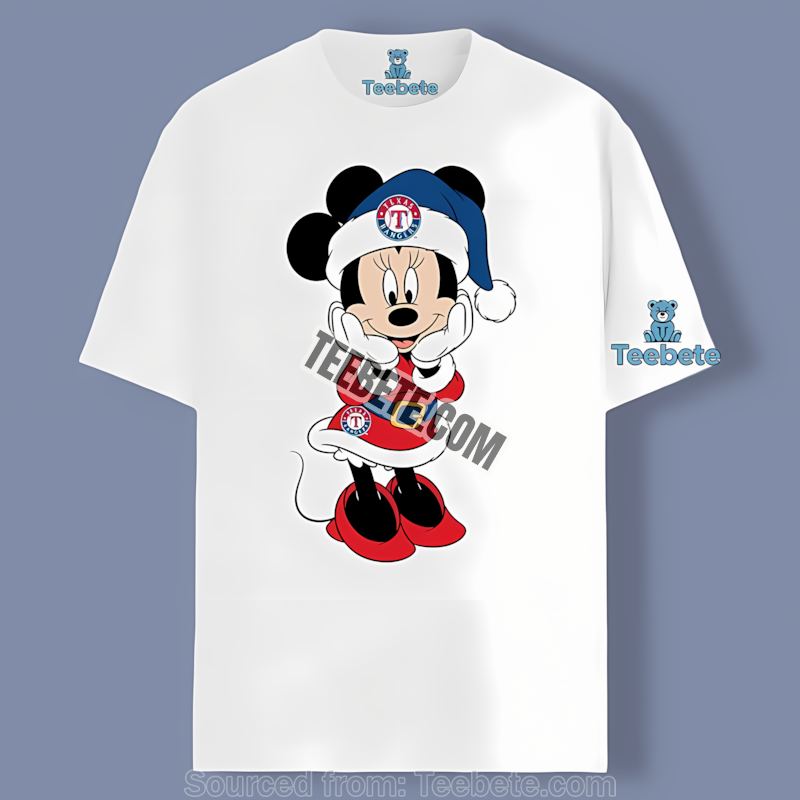 Minnie Mouse Texas Rangers Cute Regular Shirt