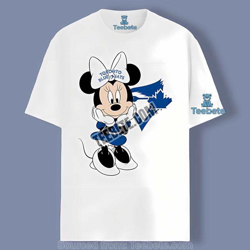 Minnie Mouse Toronto Blue Jays Cute Unisex Shirt