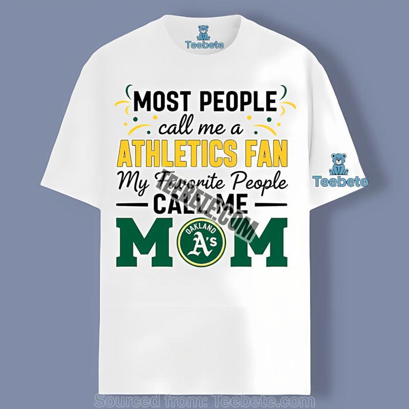 Mom Favorite People Oakland Athletics Retro Shirt