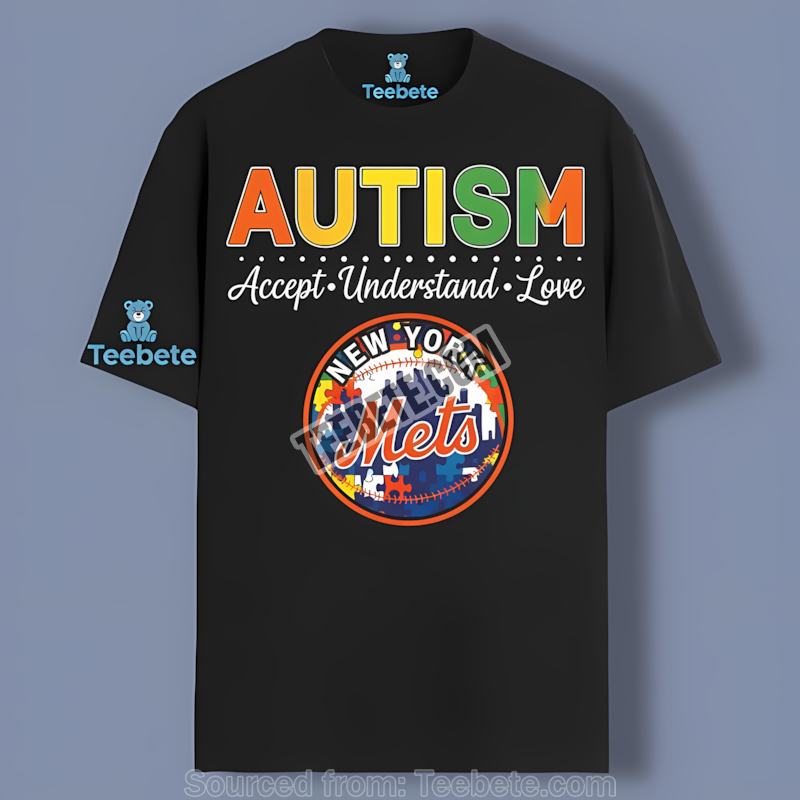 New York Mets Autism Awareness Accept Understand Love Classic Shirt