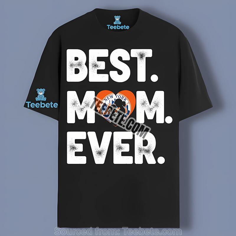 New York Mets Best Mom Ever Heart Unisex Shirt