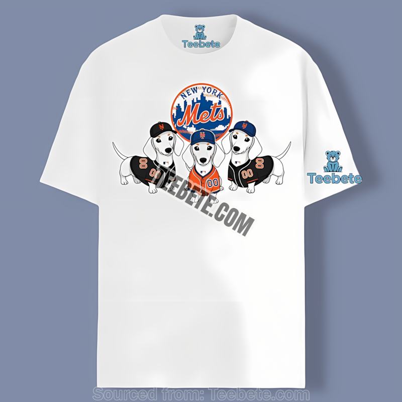 New York Mets Dachshund Dogs Trendy Shirt