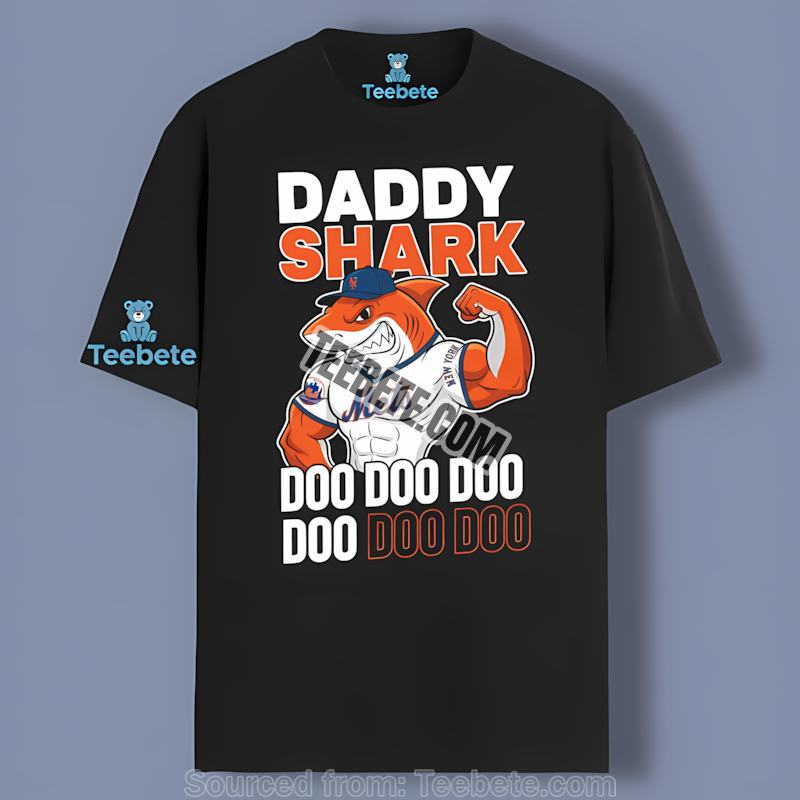 New York Mets Daddy Shark Trendy Shirt