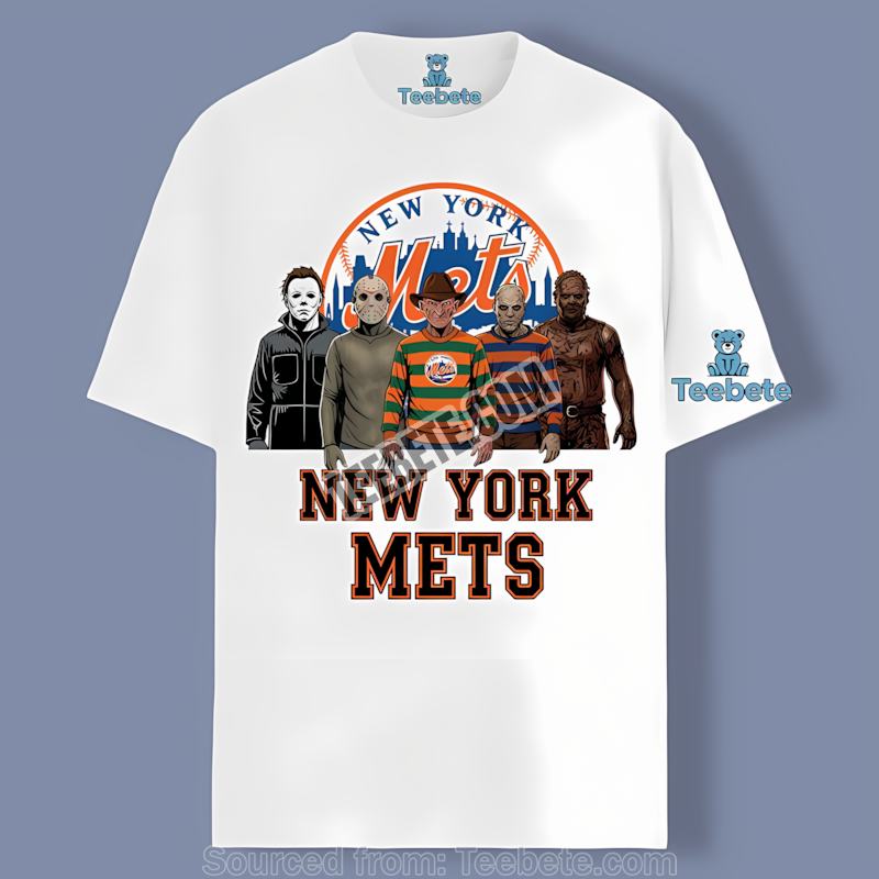 New York Mets Halloween Horror Killers Vintage Shirt