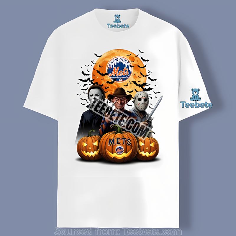 New York Mets Halloween Charlie Brown And Snoopy Regular Shirt