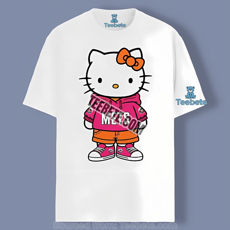 New York Mets Hello Kitty Color Shirt