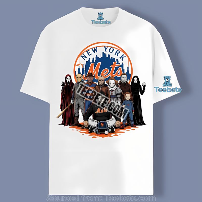 New York Mets Horror Movie Characters Halloween Regular Shirt