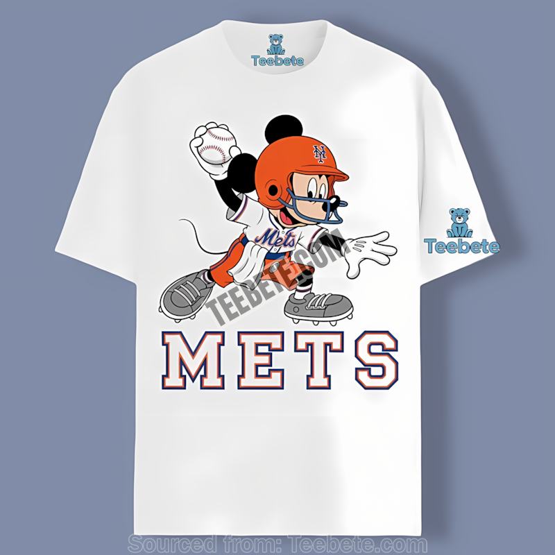 New York Mets Mickey Quarterback Baseball Retro Shirt