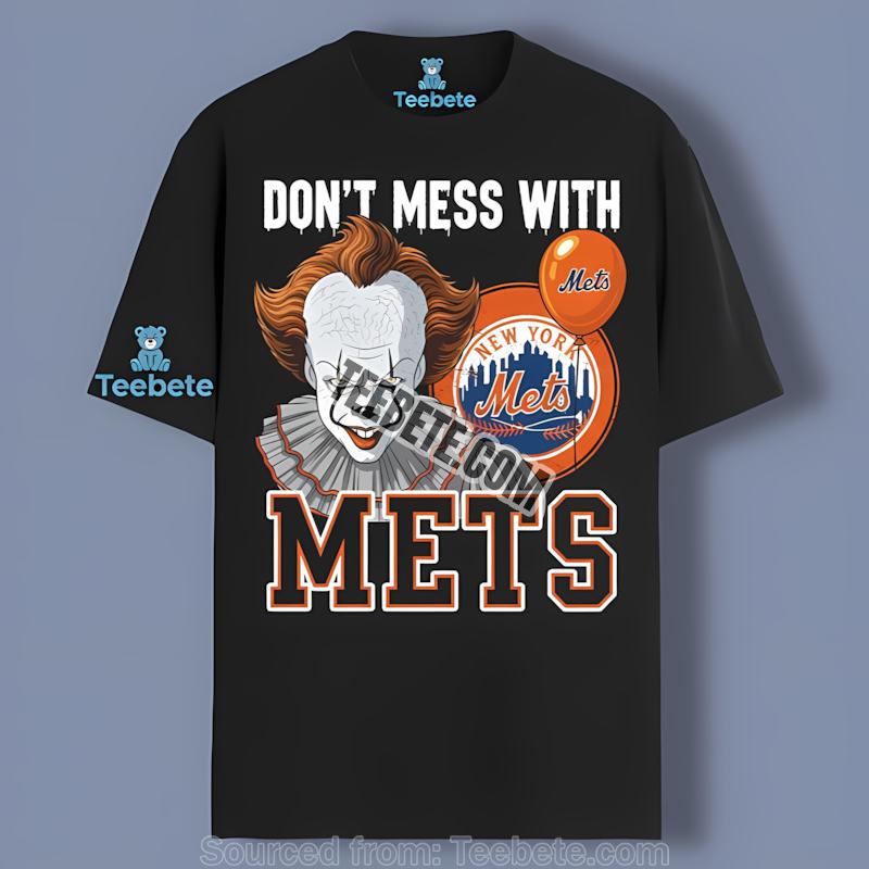 New York Mets Pennywise Halloween Retro Shirt