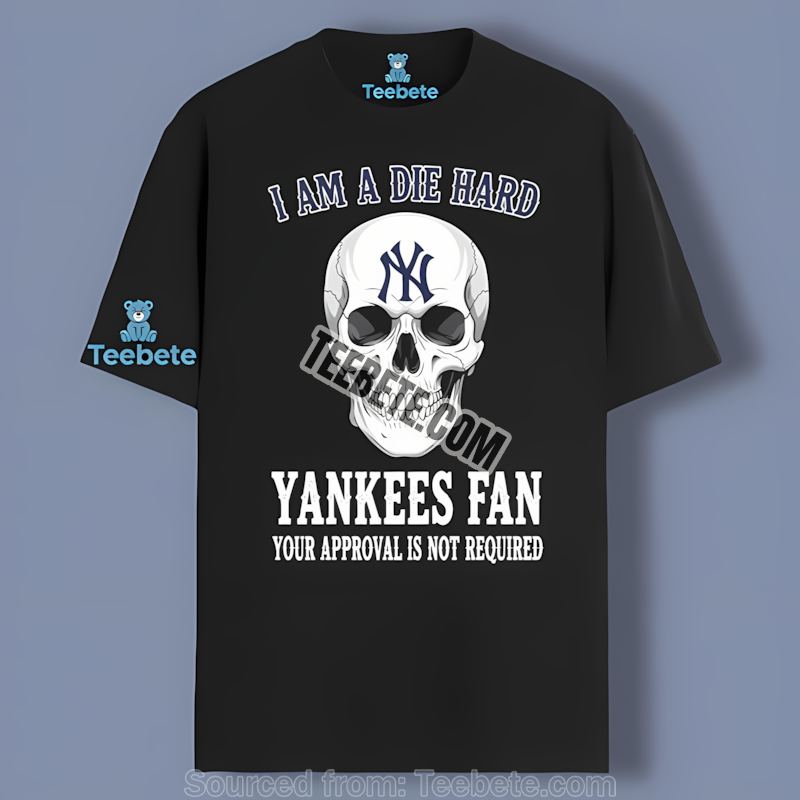 New York Yankees Die Hard Fan Skull Vintage Shirt For Supporters