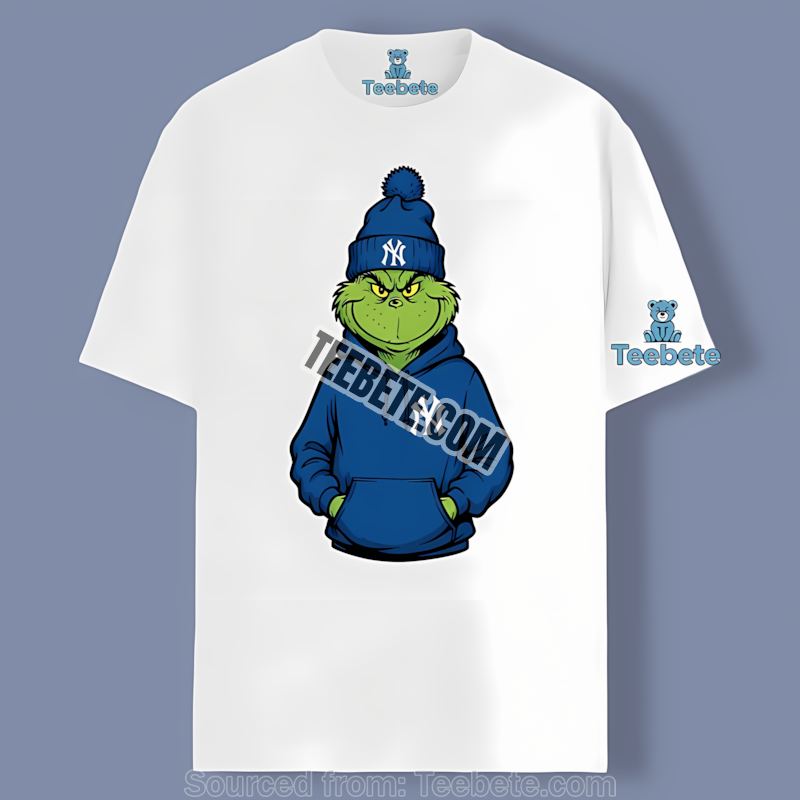 New York Yankees Grinch Hoodie Adults Shirt With Christmas Style