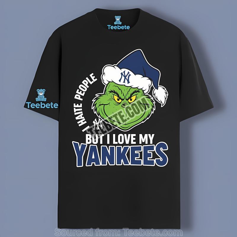 New York Yankees Grinch I Hate People But Love Yankees Classic Shirt