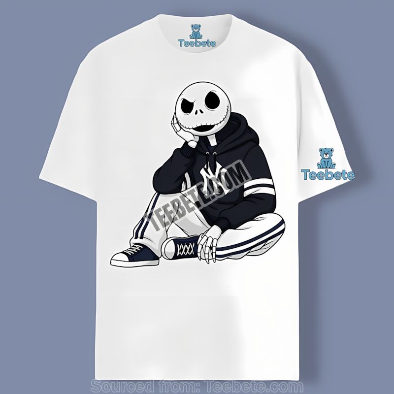 New York Yankees Jack Skellington Hoodie Graphic Shirt Stylish
