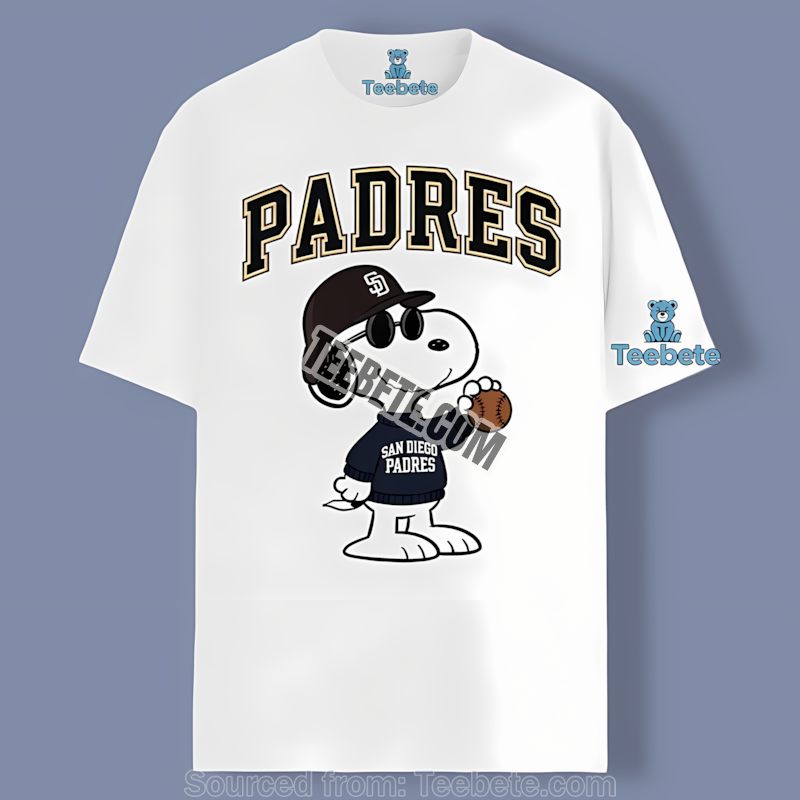Personalized San Diego Padres Snoopy Baseball Running Classic Shirt