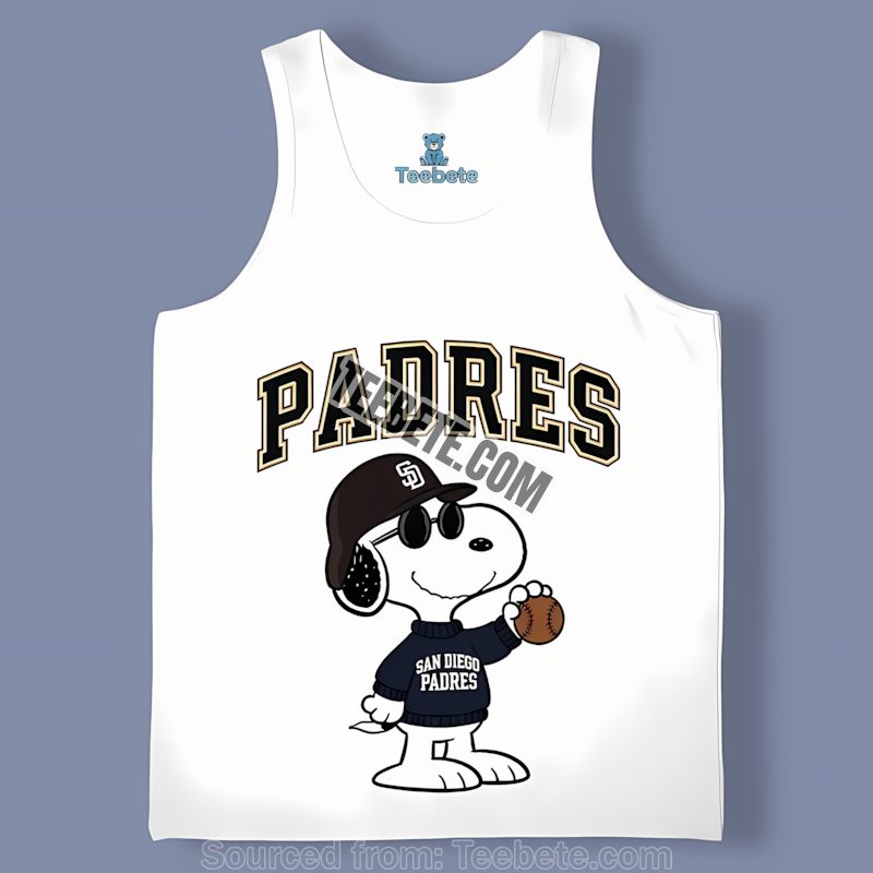 Nostalgic San Diego Padres Vs Cool Snoopy Retro Tanktop Nostalgic San Diego Padres Vs Cool Snoopy Retro Tanktop