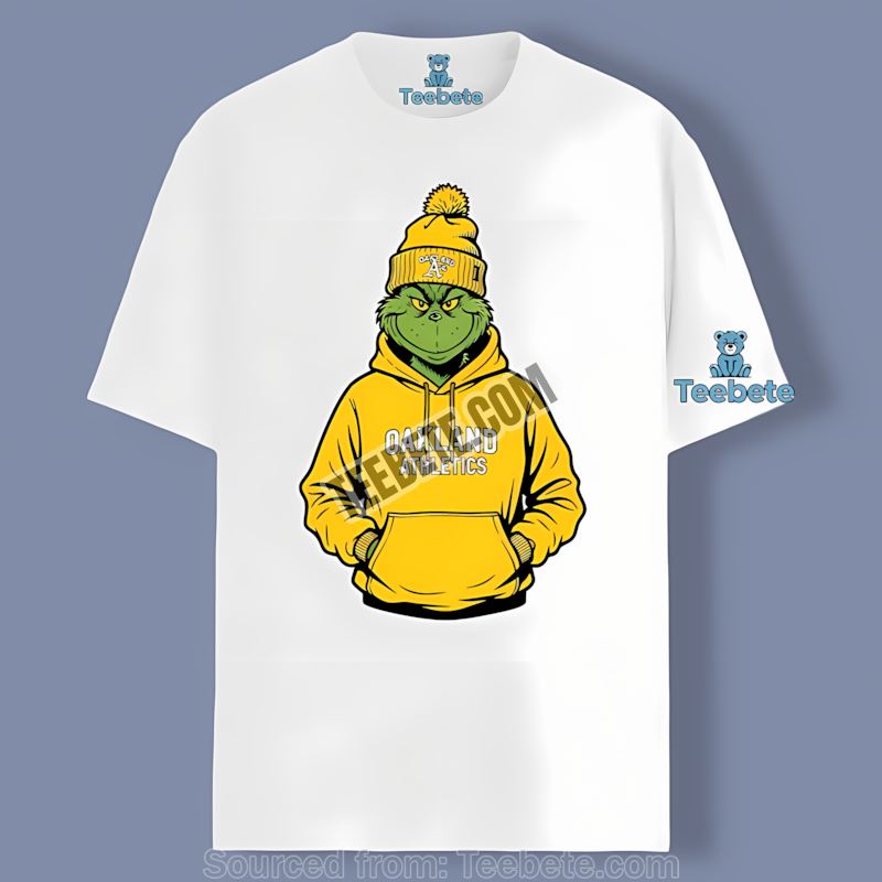 Oakland Athletics Grinch They Hate Us Vintage Shirt