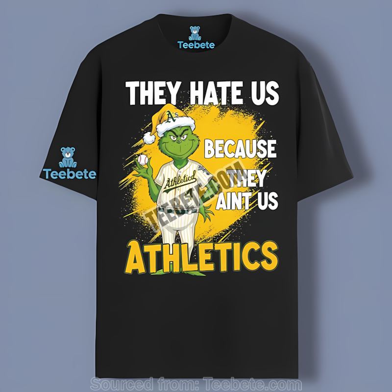 Oakland Athletics Grinch They Hate Us Vintage Shirt