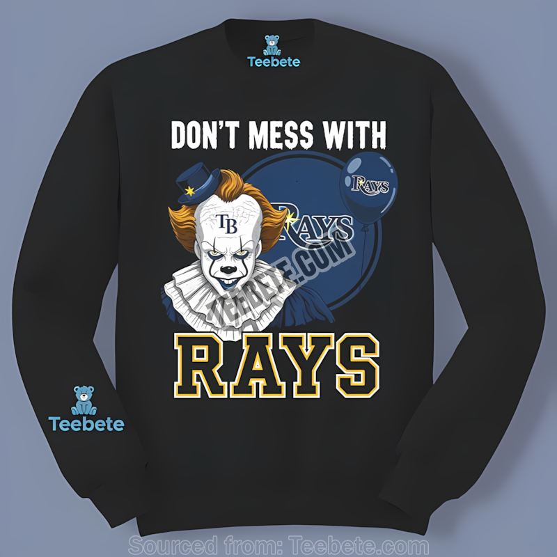 Pennywise Cheers For Tampa Bay Rays Halloween Retro Long Sleeve Pennywise Cheers For Tampa Bay Rays Halloween Retro Long Sleeve