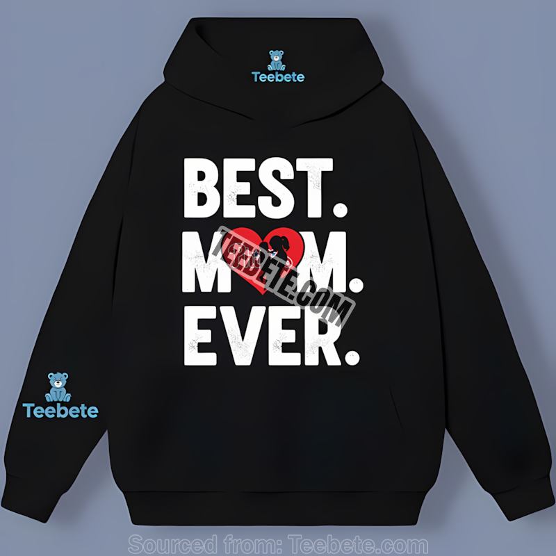 Philadelphia Phillies Best Mom Ever Heart Regular Hoodie Philadelphia Phillies Best Mom Ever Heart Regular Hoodie