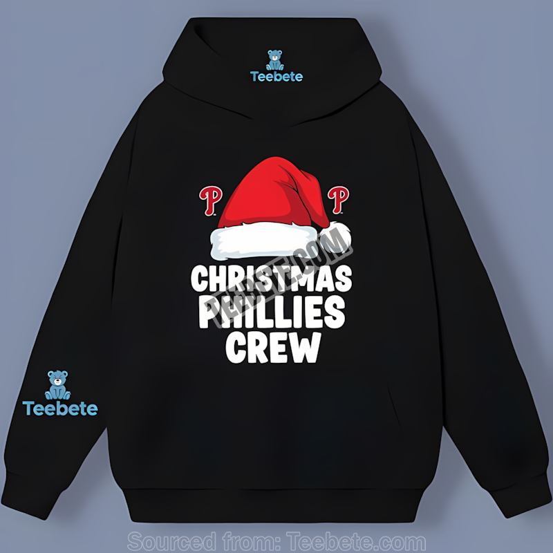 Philadelphia Phillies Christmas Crew Vintage Hoodie Philadelphia Phillies Christmas Crew Vintage Hoodie