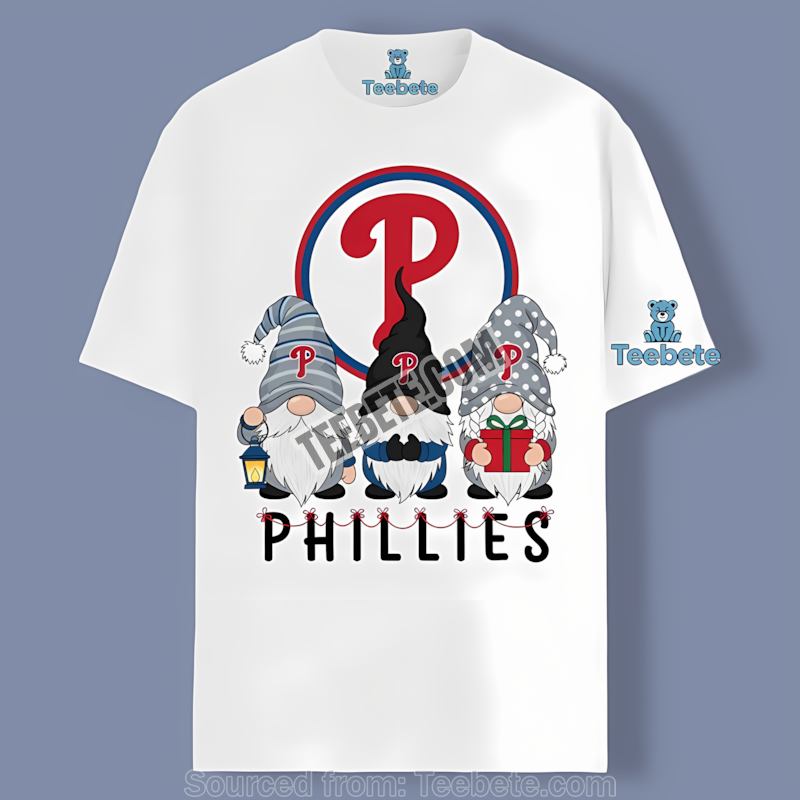 Philadelphia Phillies Christmas Tree Logo Regular Shirt