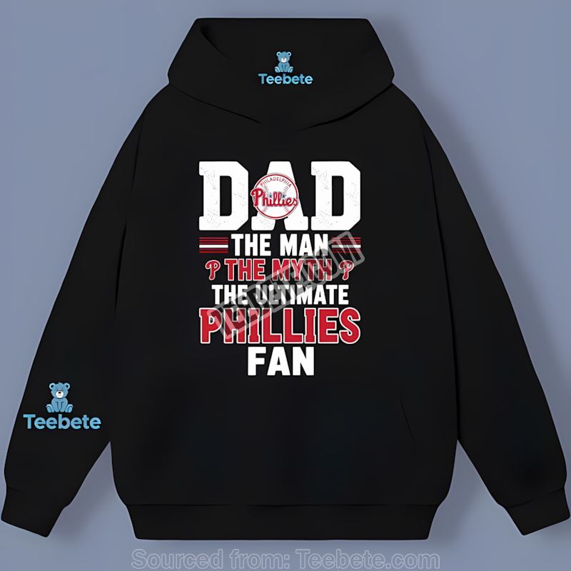 Philadelphia Phillies Dad The Man Myth Ultimate Fan Retro Hoodie Philadelphia Phillies Dad The Man Myth Ultimate Fan Retro Hoodie