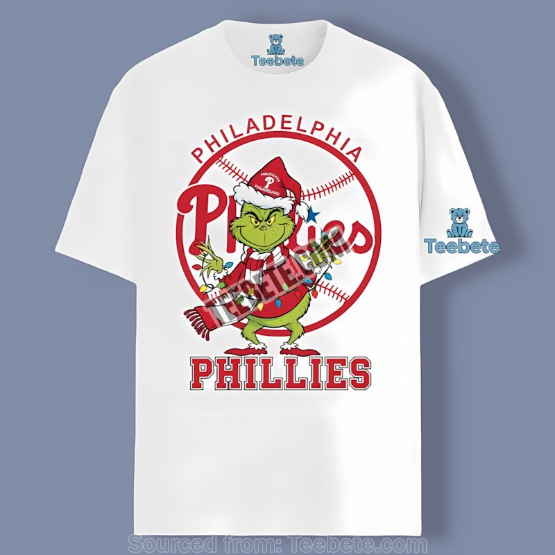 Philadelphia Phillies Grinch Christmas Classic Shirt