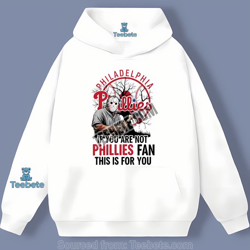 Philadelphia Phillies Halloween Jason Voorhees Sports Hoodie Philadelphia Phillies Halloween Jason Voorhees Sports Hoodie