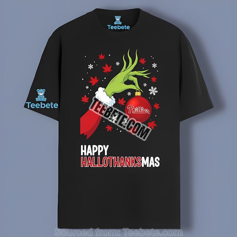 Philadelphia Phillies Happy Hallothanksmas Regular Shirt