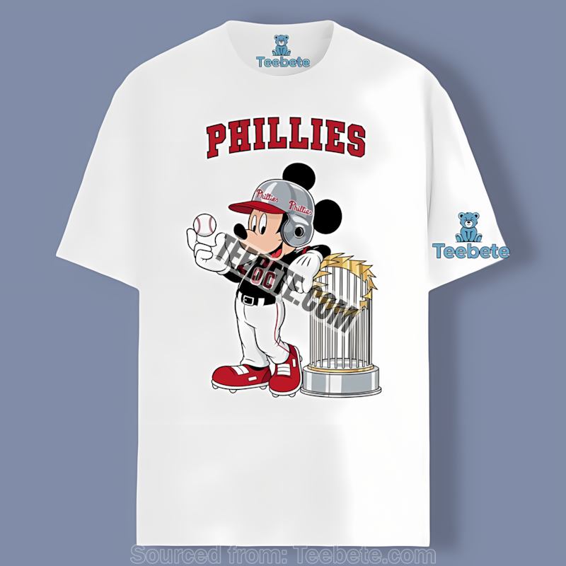 Philadelphia Phillies Mickey Baseball Bat Vintage Shirt