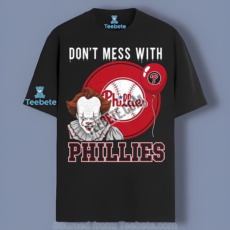Philadelphia Phillies Pennywise Halloween Color Shirt