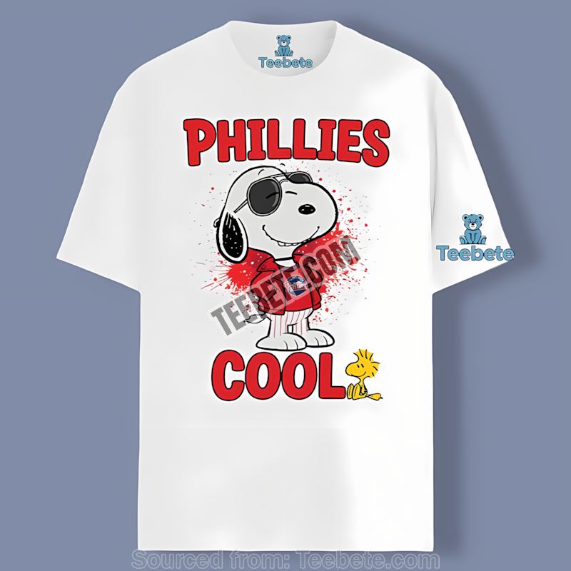 Philadelphia Phillies Snoopy Cool Regular Shirt
