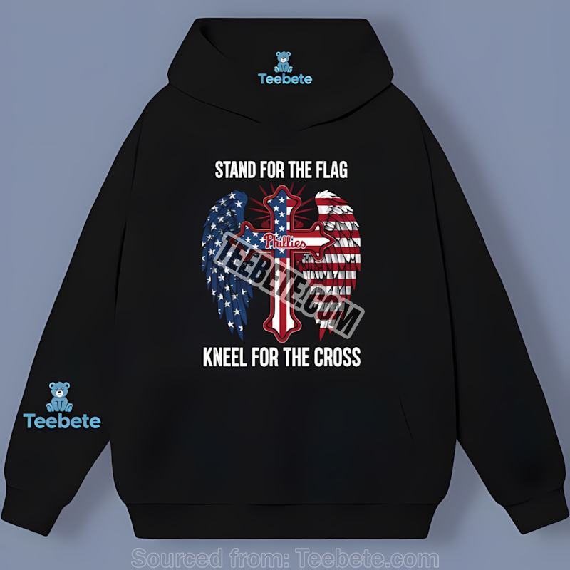 Philadelphia Phillies Stand For The Flag Cotton Hoodie Philadelphia Phillies Stand For The Flag Cotton Hoodie