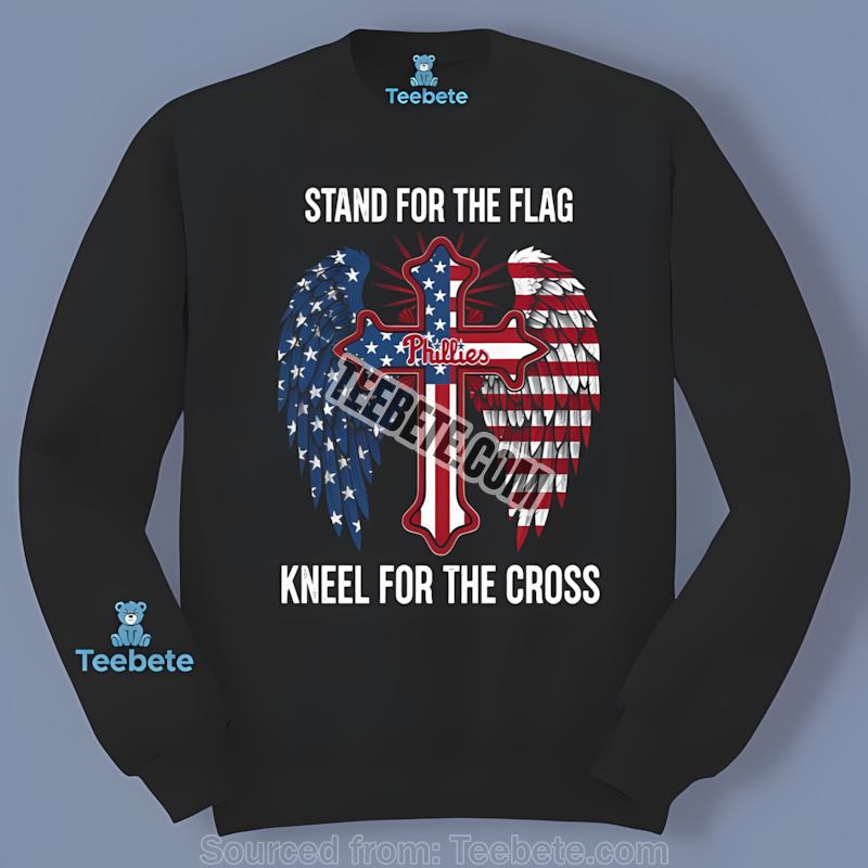 Philadelphia Phillies Stand For The Flag Cotton Long Sleeve Philadelphia Phillies Stand For The Flag Cotton Long Sleeve