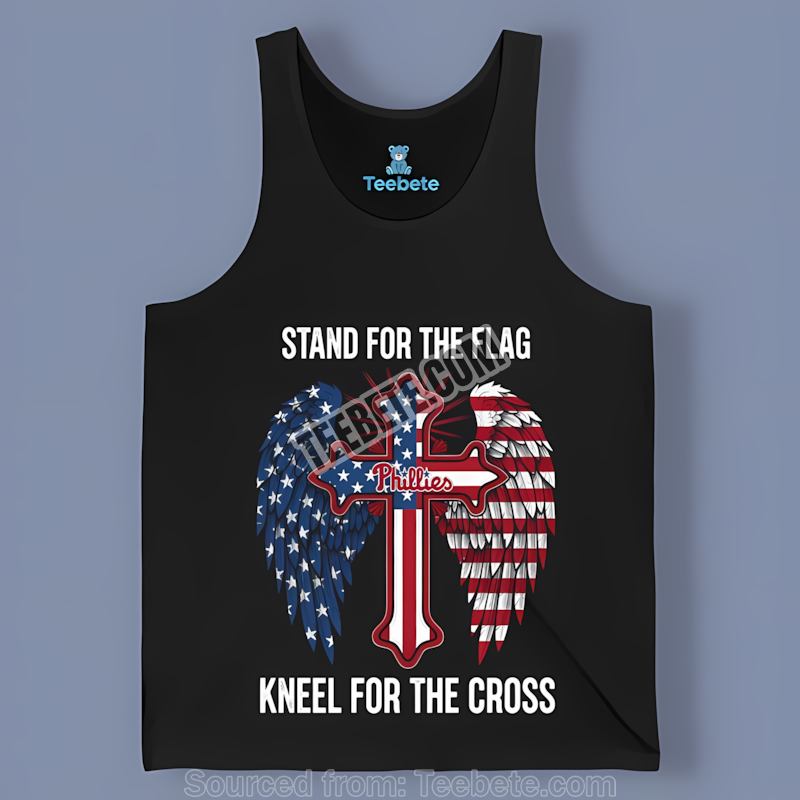 Philadelphia Phillies Stand For The Flag Cotton Tanktop Philadelphia Phillies Stand For The Flag Cotton Tanktop