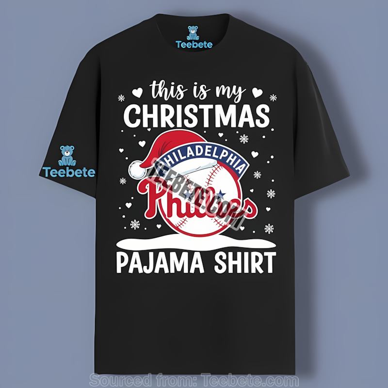 Philadelphia Phillies This Is My Christmas Pajama Shirt